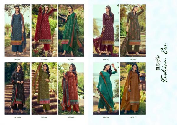 Zulfat Fashion Era Fancy Cotton Printed Dress Materials 